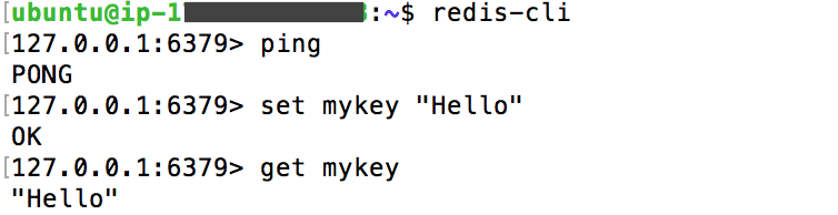 redis-cli